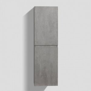 Шкаф-колонна BelBagno Stucco Cemento 40x135см LUCE-1350-2A-SC-SCM