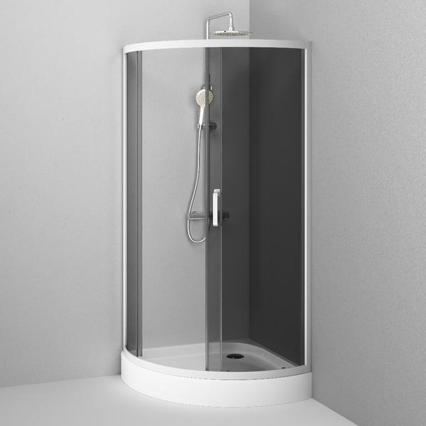 Душевое ограждение 90x90 см, без поддона AM.PM Like W83G-315-090CG64 — изображение 6
