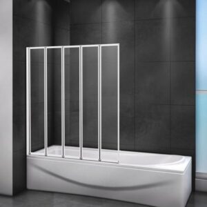 Шторка на ванну Cezares RELAX-V-5-120/140-C-Bi