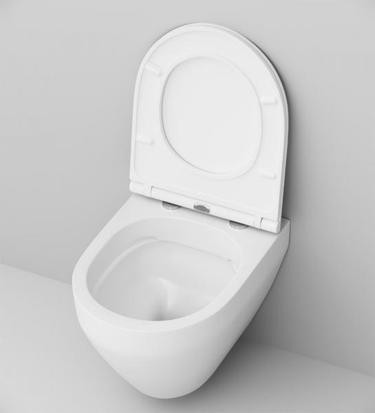 Унитаз подвесной Am.pm SPIRIT V2.0 C701700SC FlashClean с сиденьем микролифт — изображение 5