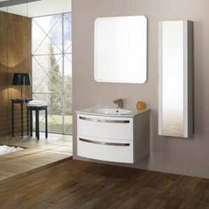 Шкаф-колонна Cezares 35x140 Bianco Lucido Moderno 44676