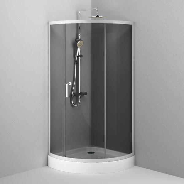 Душевое ограждение 90x90 см, без поддона AM.PM Like W83G-315-090CG64 — изображение 5