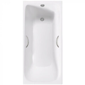 Ванна чугунная Delice Continental PLUS DLR230634R с отверстиями под ручки 170х70 см