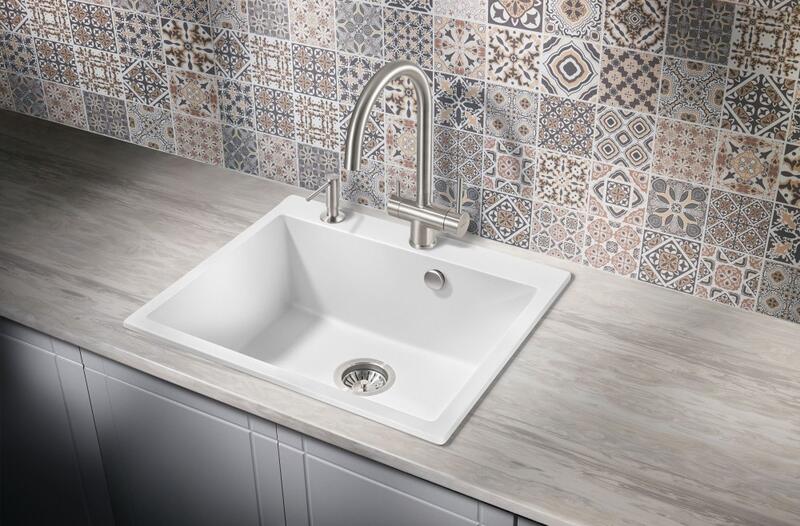 Мойка для кухни Milacio Murcia 60 Cuarzo MC.77012 белый — изображение 7