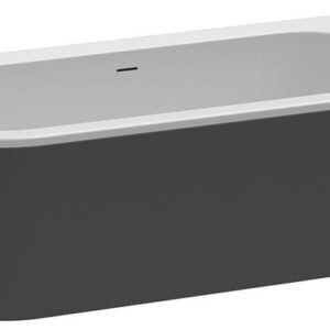 Акриловая ванна Cezares Slim Corner правая 179x79см чёрный SLIM CORNER-180-80-60-R-NERO-SET