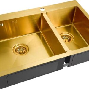 Мойка кухонная Inox PVD SZR-78-2-51-L BRONZE ZORG