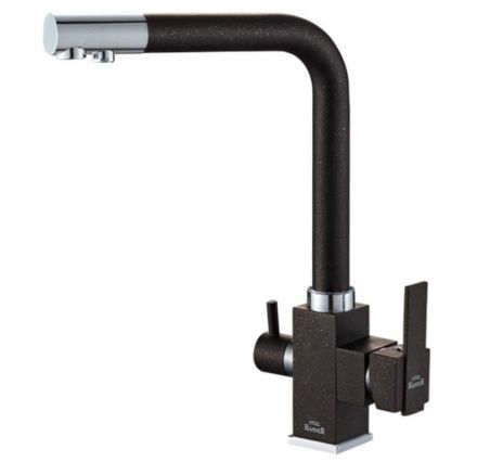 Смеситель для кухни Steel Hammer SH 805 BLACK CR ZORG
