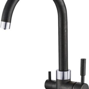 Смеситель для кухни Steel Hammer SH 713 BLACK CR ZORG