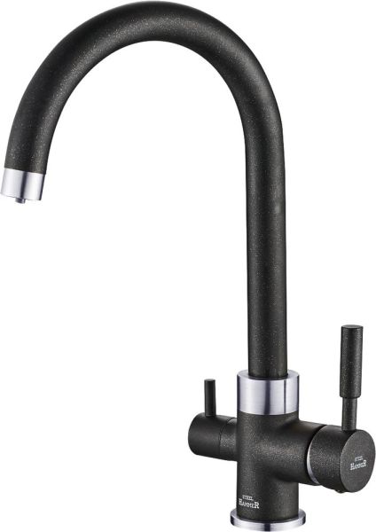 Смеситель для кухни Steel Hammer SH 713 BLACK CR ZORG