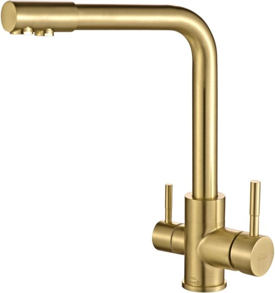 Смеситель для кухни Steel Hammer SH 801 INOX BRONZE PVD ZORG