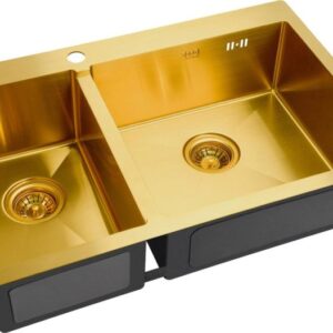 Мойка кухонная Inox PVD SZR-78-2-51-R BRONZE ZORG