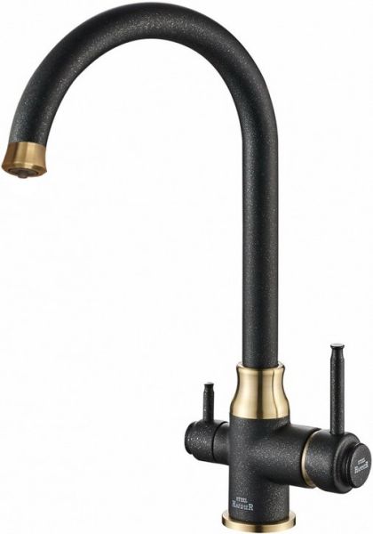 Смеситель для кухни Steel Hammer SH 763 BLACK BR ZORG