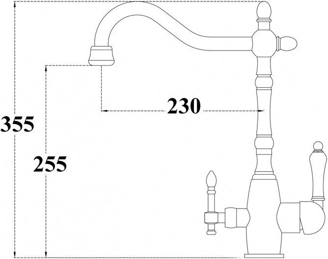 Смеситель для кухни Sanitary ZR 312 YF-33-SATIN ZORG — изображение 2
