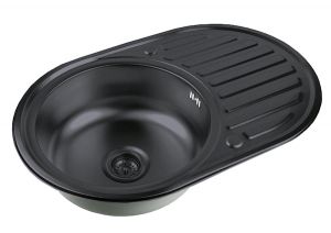 Мойка кухонная Inox PVD SZR 7750  GRAFIT ZORG