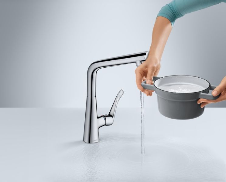 Hansgrohe Смеситель Metris Select 14883000 для кухни — изображение 3