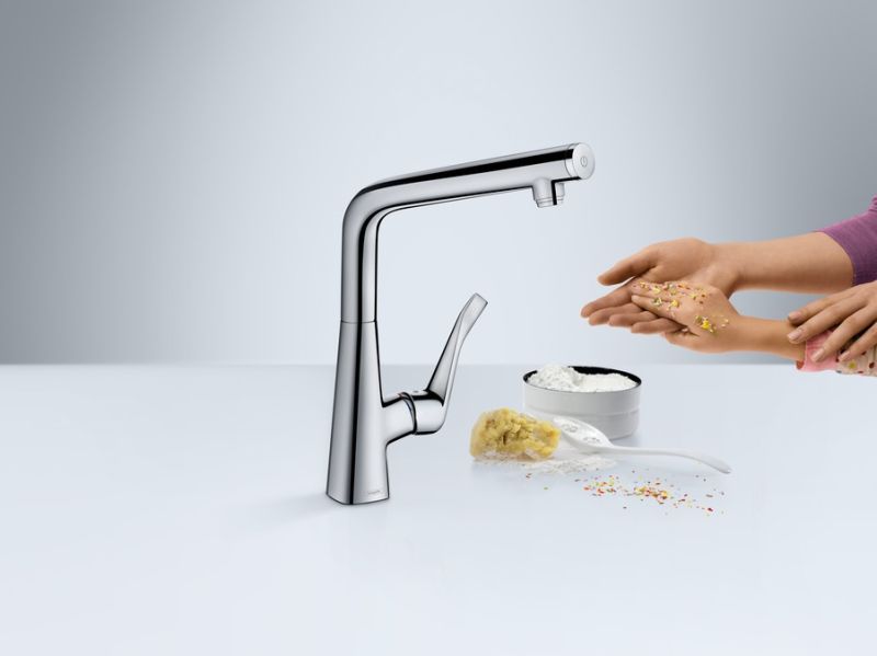 Hansgrohe Смеситель Metris Select 14883000 для кухни — изображение 6