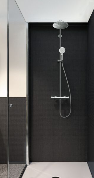 Hansgrohe Душевая стойка Crometta S 240 1jet Showerpipe 27267000 с термостатом — изображение 2