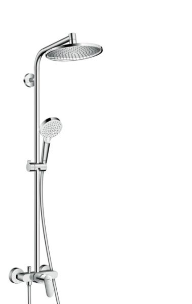 Hansgrohe Душевая стойка Crometta S 240 1jet Showerpipe Ecosmart 27269000