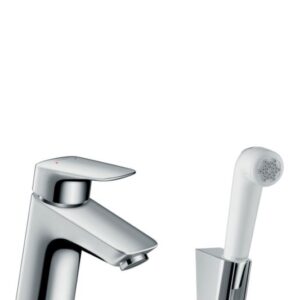 Hansgrohe Смеситель Logis 71290000 для раковины с гигиеническим душем