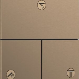 Hansgrohe Переключатель потоков для ванны с душем ShowerSelect 15573140 бронза