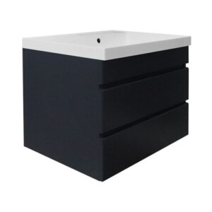 Azario Тумба с раковиной Эстима CS00094587 60 см графит