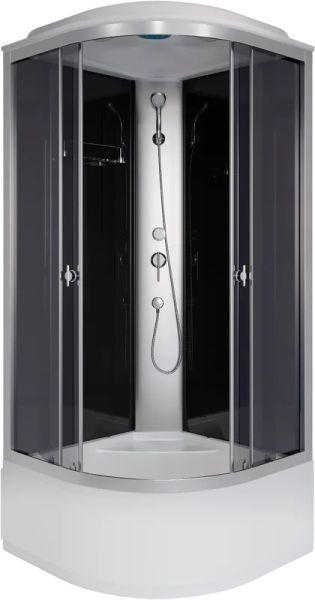 Niagara Душевая кабина Eco E80/40/TN 80x80 см профиль хром стекло тонированное