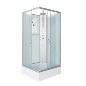 Niagara Душевая кабина Classic 330844QBKT 100x90 см профиль хром стекло матовое