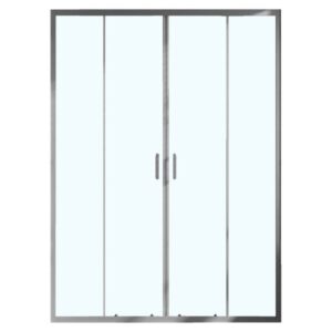 Azario Душевая дверь Tokyo AZ-362K2-170-MGR-CL 170 см профиль графит матовый стекло прозрачное
