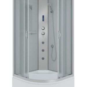 Niagara Душевая кабина NG-2308-14F с гидромассажем 90x90см серебро/матовое