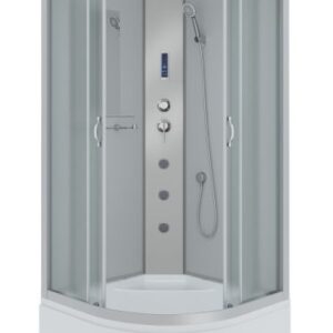 Niagara Душевая кабина NG-2309-14F с гидромассажем 100x100см серебро/матовое