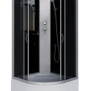 Niagara Душевая кабина NG-2507-14BK 80x80см серебро/тонированное