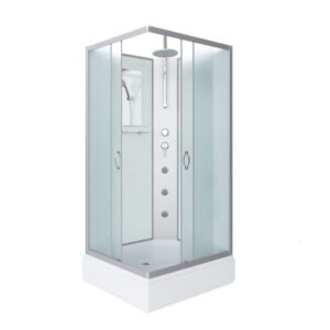Niagara Душевая кабина Classic 339844QBKTG 90x80 см профиль хром стекло матовое