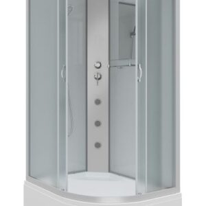 Niagara Душевая кабина NG-2310-14LG с гидромассажем 120x80см серебро/матовое