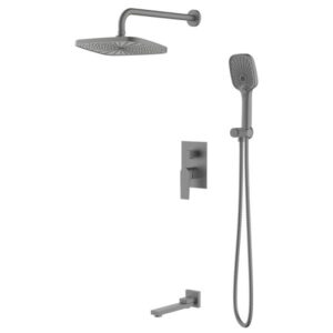 Azario Душевой комплект Arida AZ-K7354GR графит