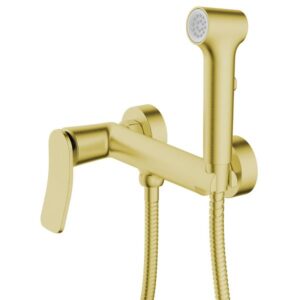 Azario Гигиенический душ со смесителем Escaro AZ-K2574MG золото матовое
