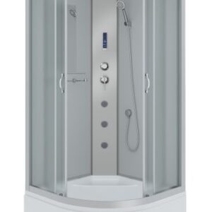 Niagara Душевая кабина NG-2307-14F с гидромассажем 80x80см серебро/матовое