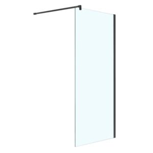 Azario Душевая перегородка CHICAGO AZ-NAR6310 1200 Black Walk-in 1200x1950