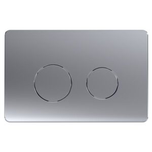 Azario Кнопка смыва KAPRIS AZ-8200-0083/AZ-P57-0110 двойная, круглая, цвет хром матовый