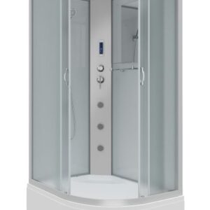 Niagara Душевая кабина NG-2310-14LF с гидромассажем 120x80см серебро/матовое