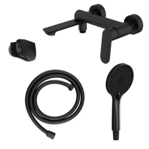 Azario Смеситель для ванны Alanti AZ-K3032B чёрный матовый