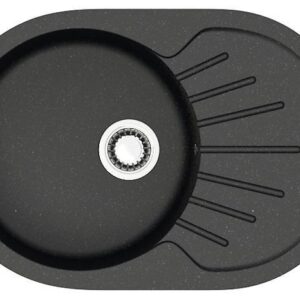 Azario Кухонная мойка Flora CS00079913 73 см чёрный