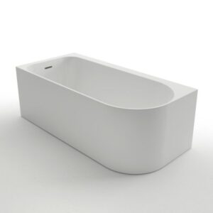 Azario Акриловая ванна LUTON LUT17080 L пристенная 1700x800x580