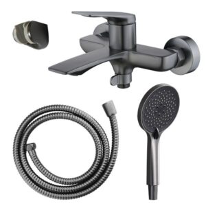 Azario Смеситель для ванны Lursy AZ-K3049GR графит