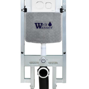 WeltWasser Инсталляция для унитаза WW AMBERG 497 + WT 10000008217 Белая кнопка.