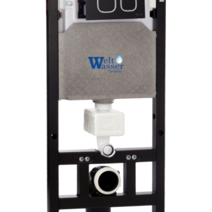 WeltWasser Инсталляция для унитаза WW AMBERG 506 + BL 10000008226 Черная кнопка.