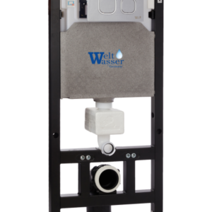 WeltWasser Инсталляция для унитаза WW AMBERG 506 + MT-CR 10000008228 Матовый хром кнопка.