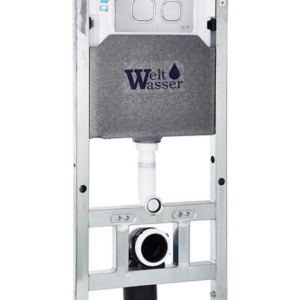 WeltWasser Инсталляция для унитаза WW AMBERG 506 ST + WT 10000008230 Белая кнопка.