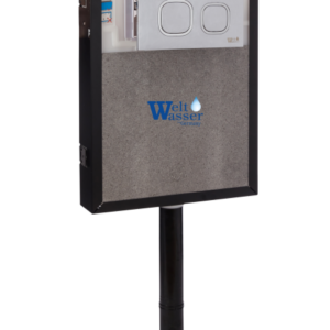 WeltWasser Инсталляция для напольного унитаза WW AMBERG 404 + MT-CR 10000009859 Матовый хром кнопка.