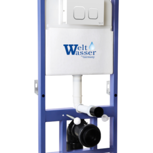 WeltWasser Инсталляция для унитаза WW BAMBERG 525 + WT 10000013445 Белая кнопка.