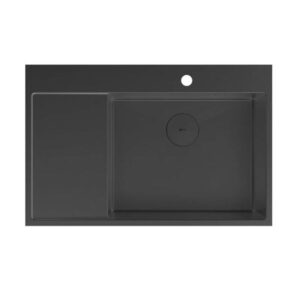 Lemark Кухонная мойка Kezadra 780P 9932156 чёрный матовый